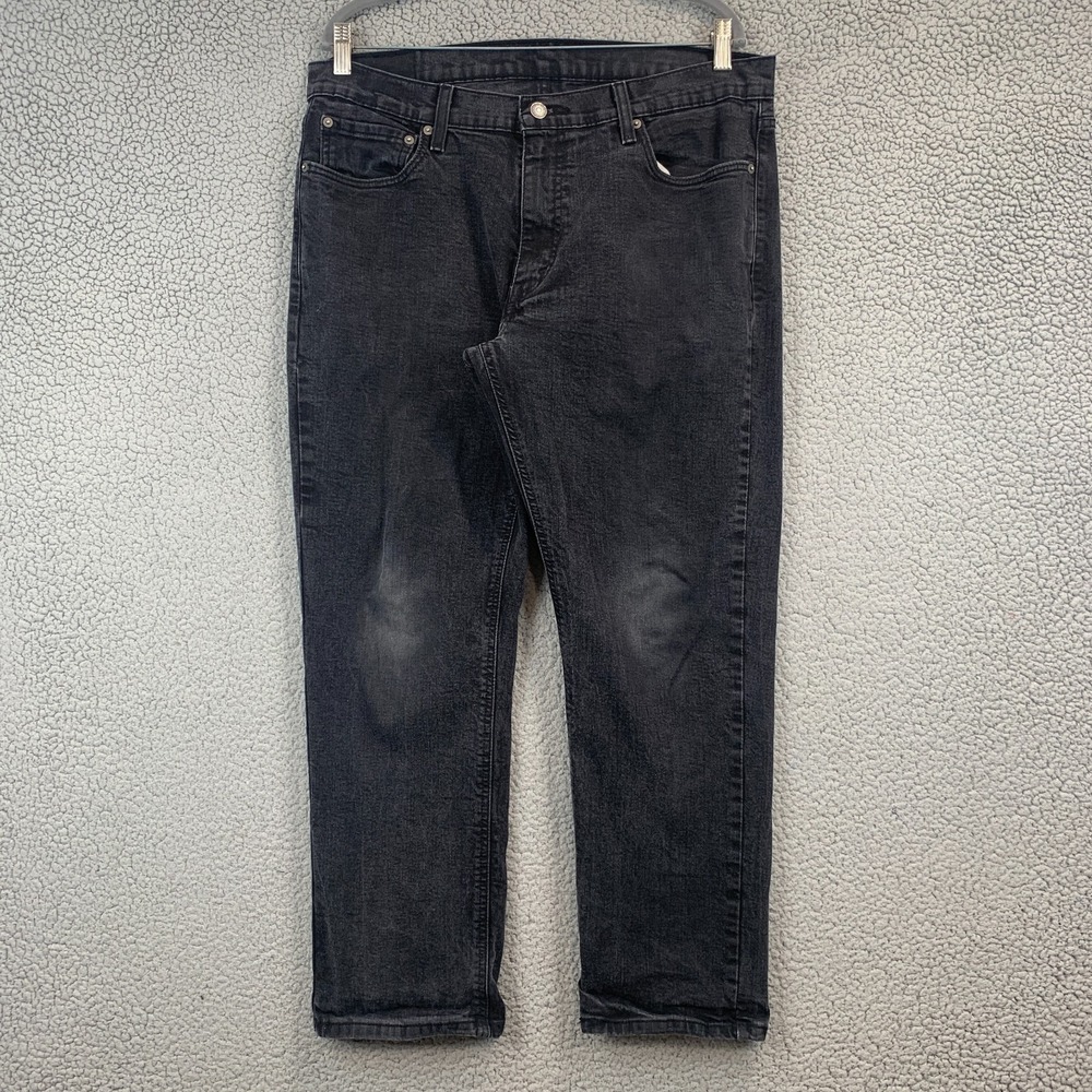 Levis 541 Athletic Tapered Jeans Mens Size W36 L30 Black Denim